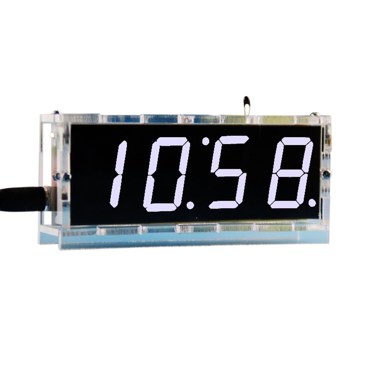 2018 4 Digit Led Diy Electronic Digtal Alarm Clock Kit Module Large 2018 4 Digit Led Diy Electronic Digtal Alarm Clock Kit Module Large Screen White Practice Set From Pioneer160 10 25 Dhgate Com