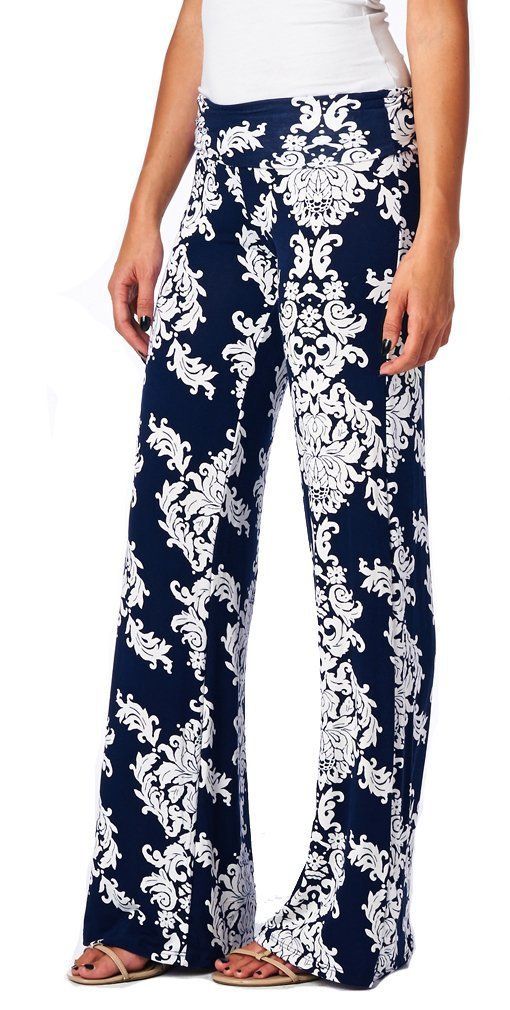 floral wide leg palazzo pants