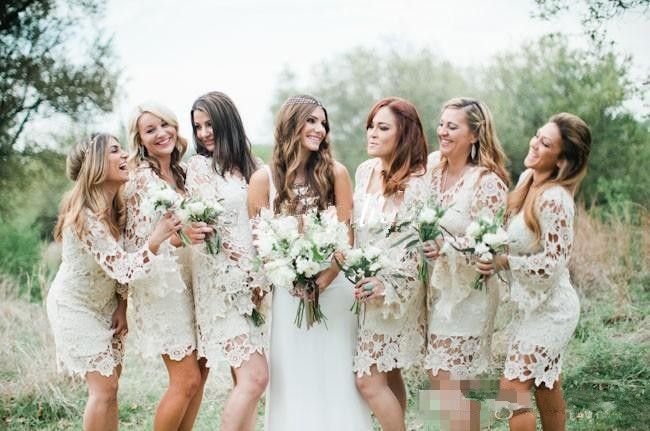 hippie style bridesmaid dresses