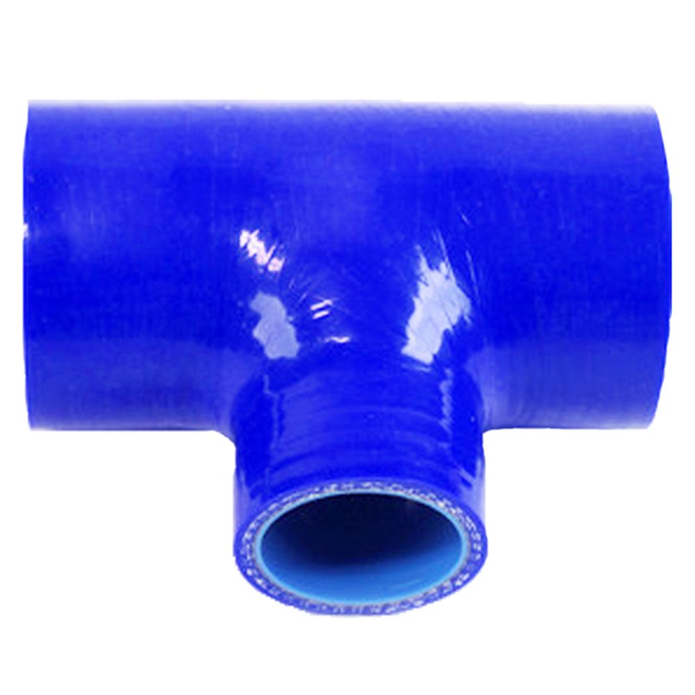 2019 Universal Blue T Piece Silicone Hose T Shape Tube Pipe BOV 3