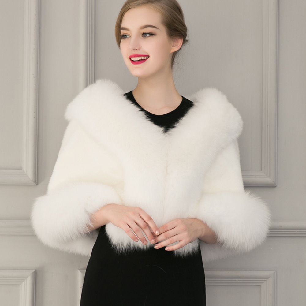 Black Faux Fur Bolero Jacket : Fur Bolero Faux Jacket Fb001 Sleeve Long ...