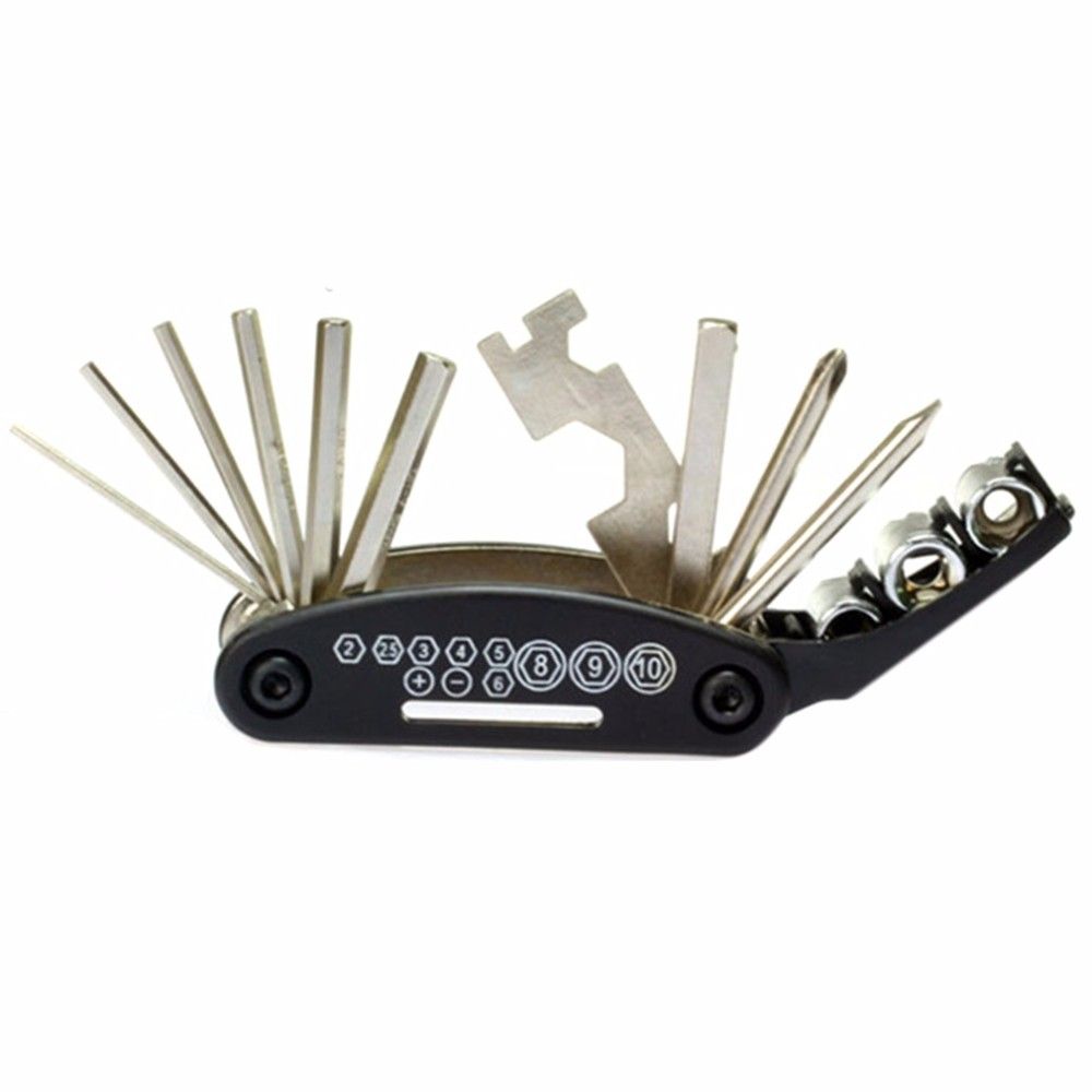 2021 15 In 1 Multi Function Bicycle Tools Sets Bike Bicycle Multi Repair Tool Kit Hex Spoke