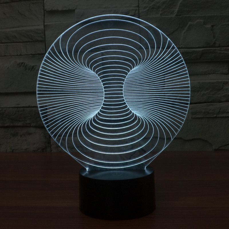 2018 D Abstract Vision Spiral Stars Amazing Optical Illusion 3d 2018 D Abstract Vision Spiral Stars Amazing Optical Illusion 3d Effect Changing Touch Botton Led Light Table Lamp Night From Youduo 9 55 Dhgate