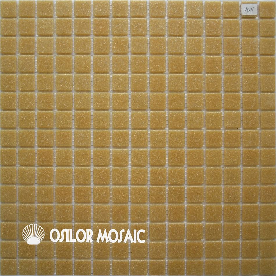 Grosshandel Gelbes Glasmosaikfliese Fur Badezimmer Und Kuche