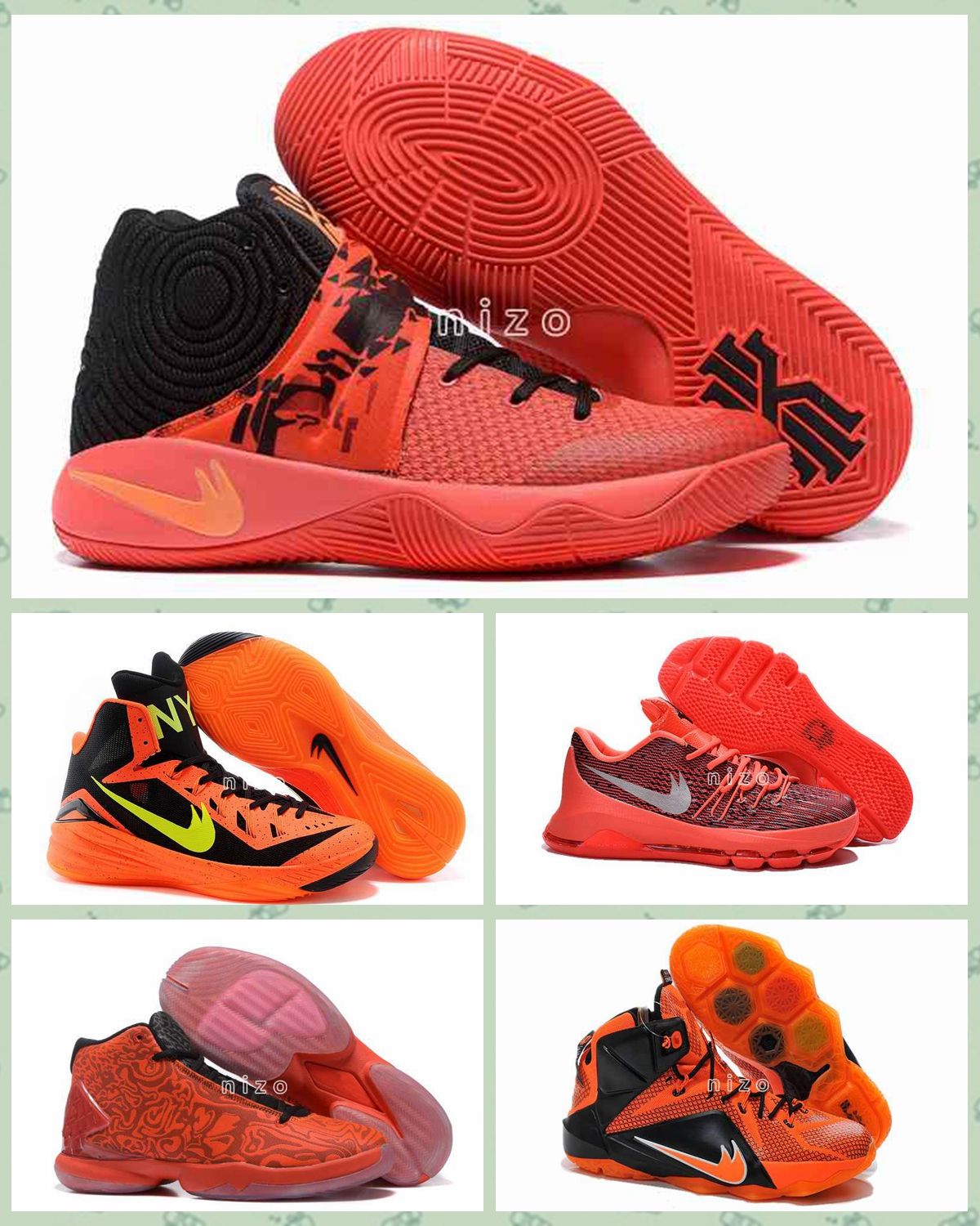 2016 Orange Shoes Mens Basketball Shoes Kobe Shoes Hyperdunk Kyrie Irving  Shoes Kd 8 Retro 12 Basketball Shoes Size 41 46 Cp3 Shoes Kids Sneakers  From Nizo, ...