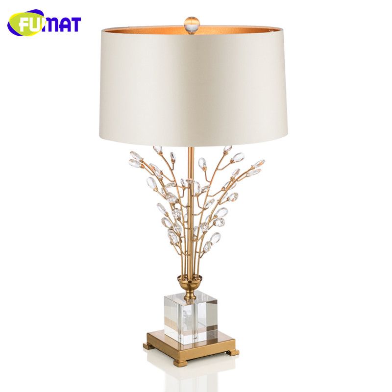 2018 European Style Minimalist Crystal Table Lamp Modern Living Room 2018 European Style Minimalist Crystal Table Lamp Modern Living Room Light Study Bedroom Bedside Dia45cm H76cm From Lightintheroom