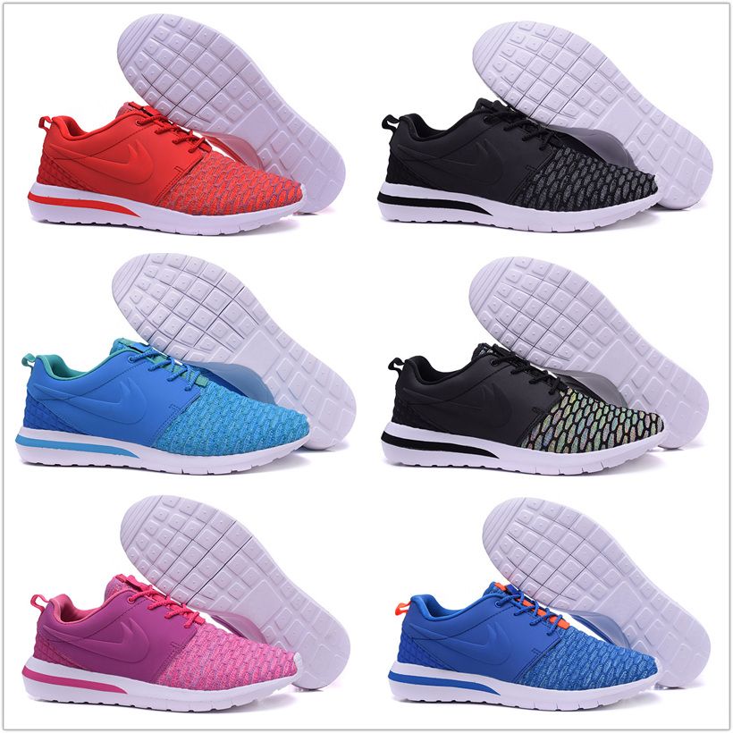 Cheap 2016 New Running Shoes Men Women 100 Original Roshe Run QS 3M