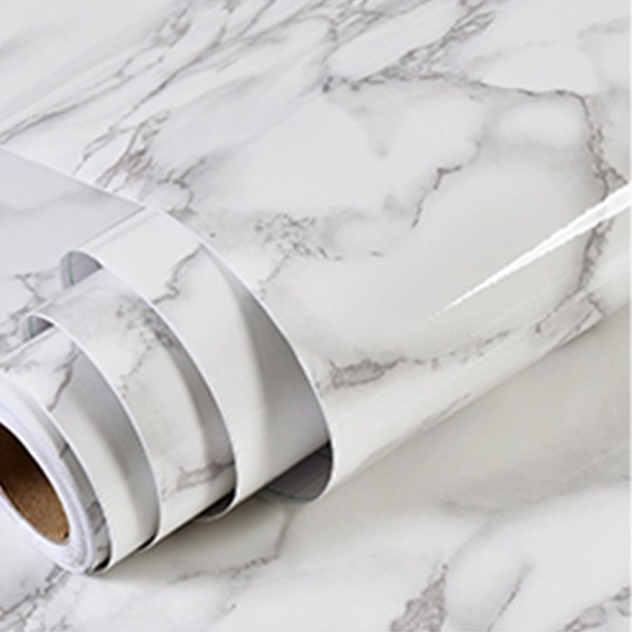 3m /5m Marble Waterproof Self Adhesive Wallpaper Modern Living Room PVC