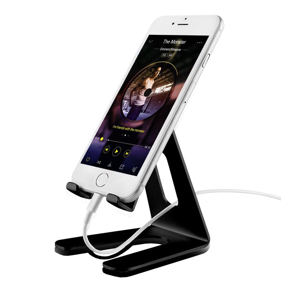 Universal Phone Tablet Holder Aluminum Desk For Iphone 6 7 Universal Phone Tablet Holder Aluminum Desk For Iphone 6 7 Plus 8 Mobile Metal Mount Stand Ipad Retailpackage