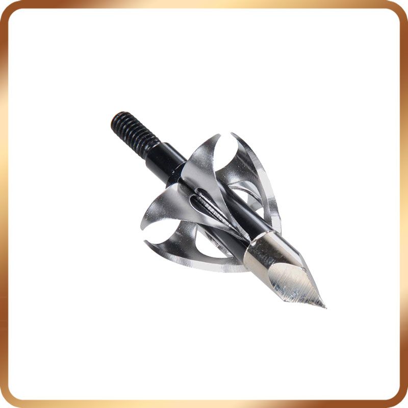 2018 Black Archery Broadheads Arrow Heads 100grain 3 Blade Hunting