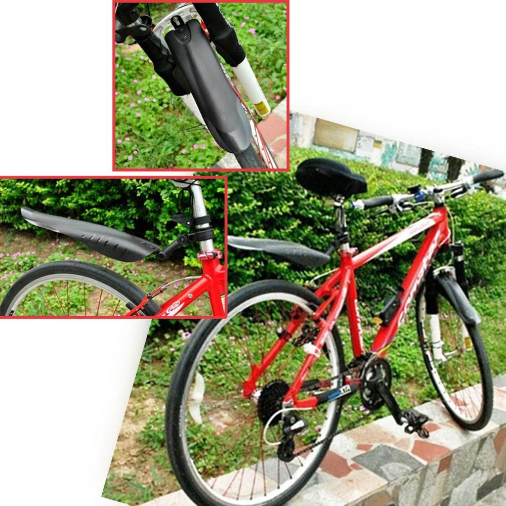 MTB Guardabarros arcilla plástica Junta de bicicletas accesorios de la bicicleta Fender MTB Guardabarros arcilla plástica Junta de bicicletas accesorios de la bicicleta Fender