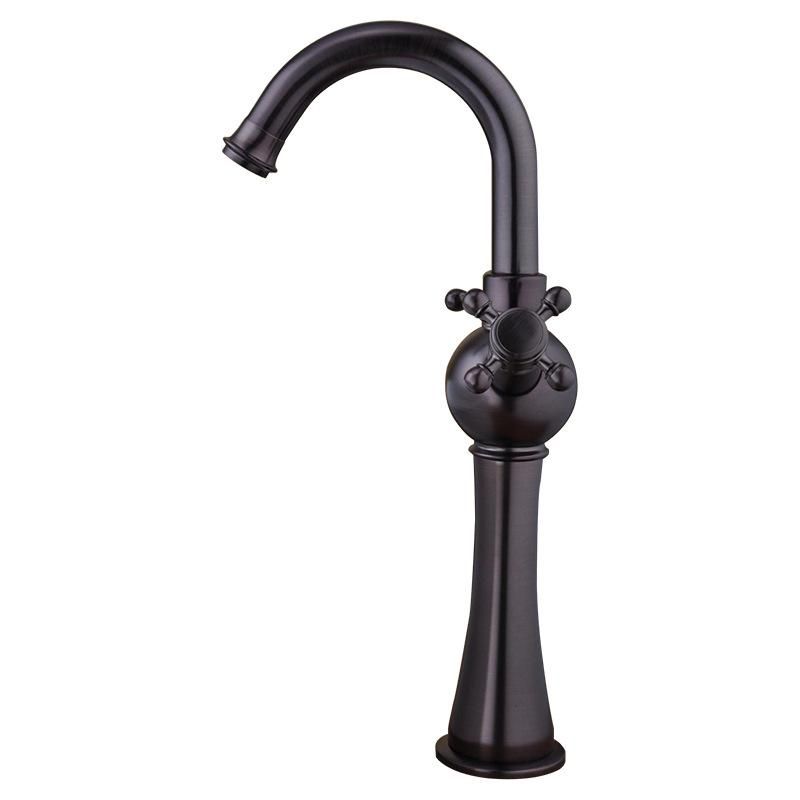 Full Duplex Type Copper European Antique Faucet Direct Plumbing Hardware Double Spiral Kitchen 160313