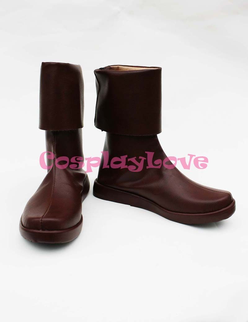 2018 Wholesale Custom Made Japanese Anime Short Brown Vocaloid Kagamine Len Cosplay Shoes Boots For Christmas Halloween Party Birthday From Caiyecao