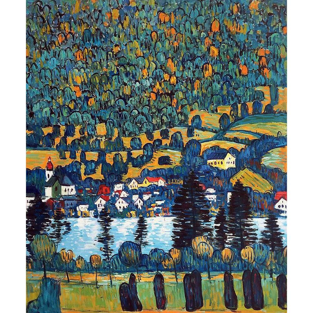Großhandel Gustav Klimt Landschaften –lgemälde Pendio Montano A Unterach Moderne Kunst Hochwertig Handbemalt Von Reeme $101 51 Auf De Dhgate