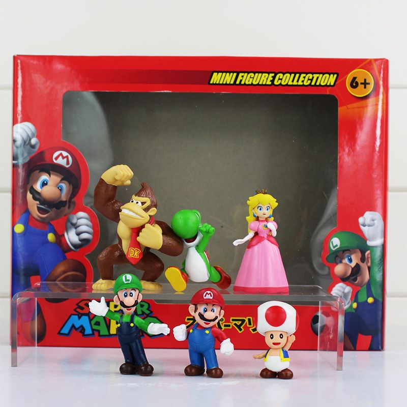 Super Mario Figure Pvc Super Mario Bros Figure High Quality In - 12pcsset game legends of roblox figures pvc game roblox toy