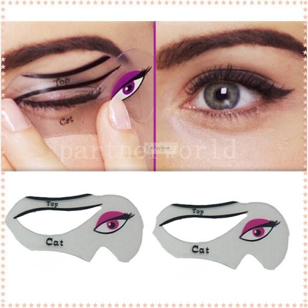 dhl cat eye stencils makeup stencil eyeline models template eyeliner makeup template
