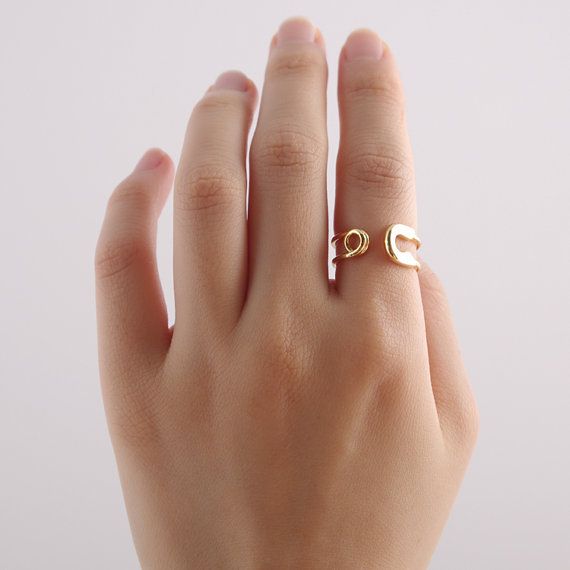2016 Hot Fashion Vintage Handmade Min -Gold,silver,rose gold Big Safety Pin Ring - adjustable rings EY-R016