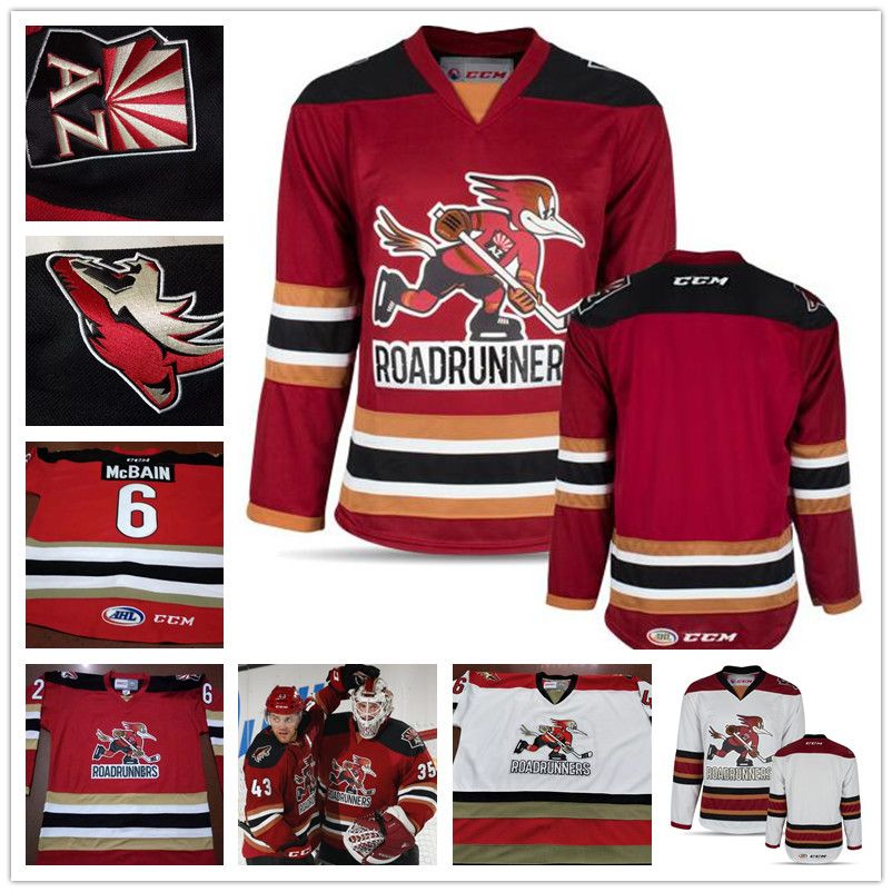 2019 Custom Tucson Roadrunners 2 Andrew Campbell 35 Hunter Miska 43