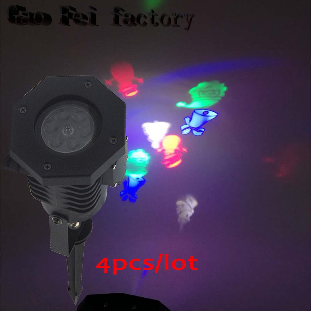 Mini Moving Heart Snow Laser Projector Lamps Bar Effect Snowflake Led Stage Light For Xmas New Year Party Light Garden Lamp Led Stage Lighting Packages