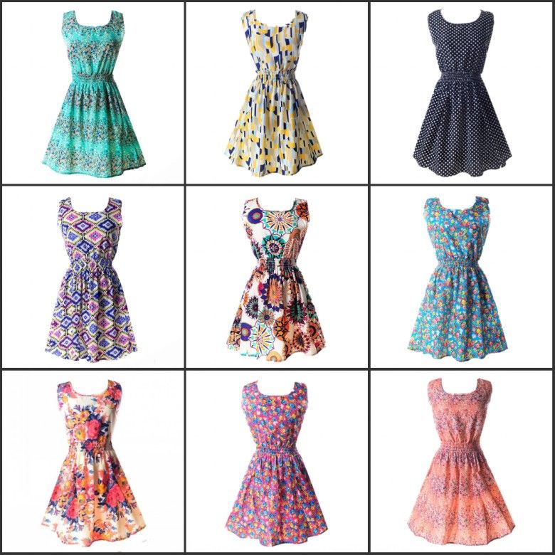 25 Designs Women 2016 Summer Casual Dresses For Women Casual Print ...