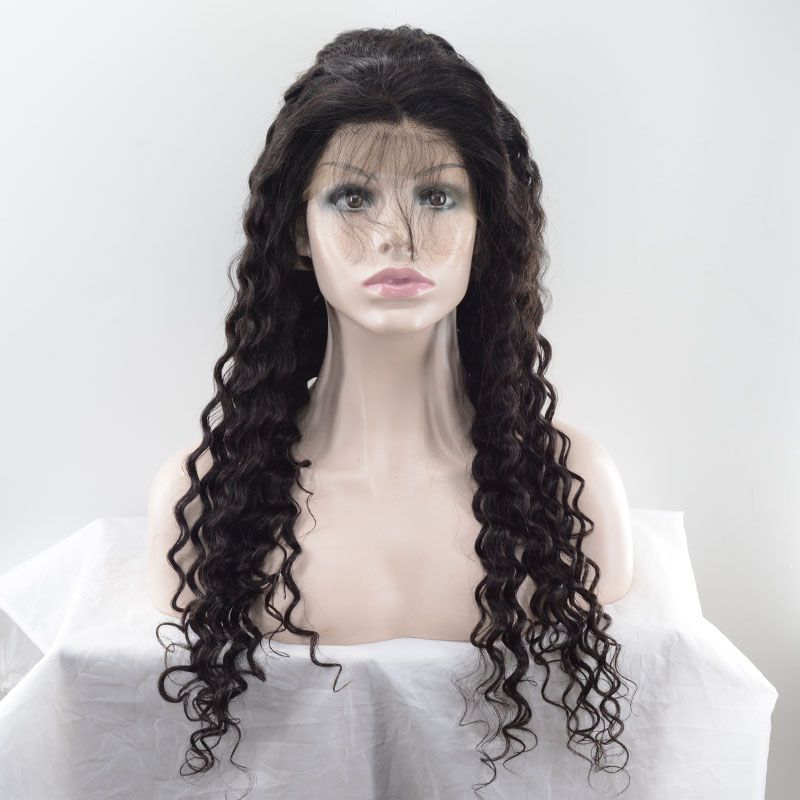human hair half wigs