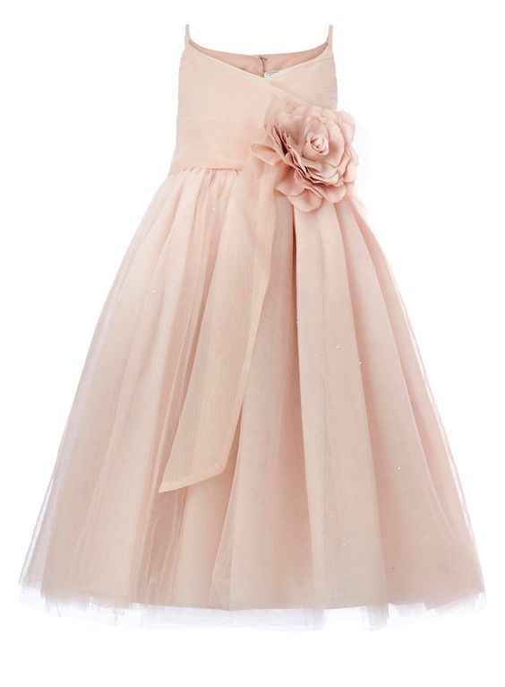 blush pink junior bridesmaid dresses