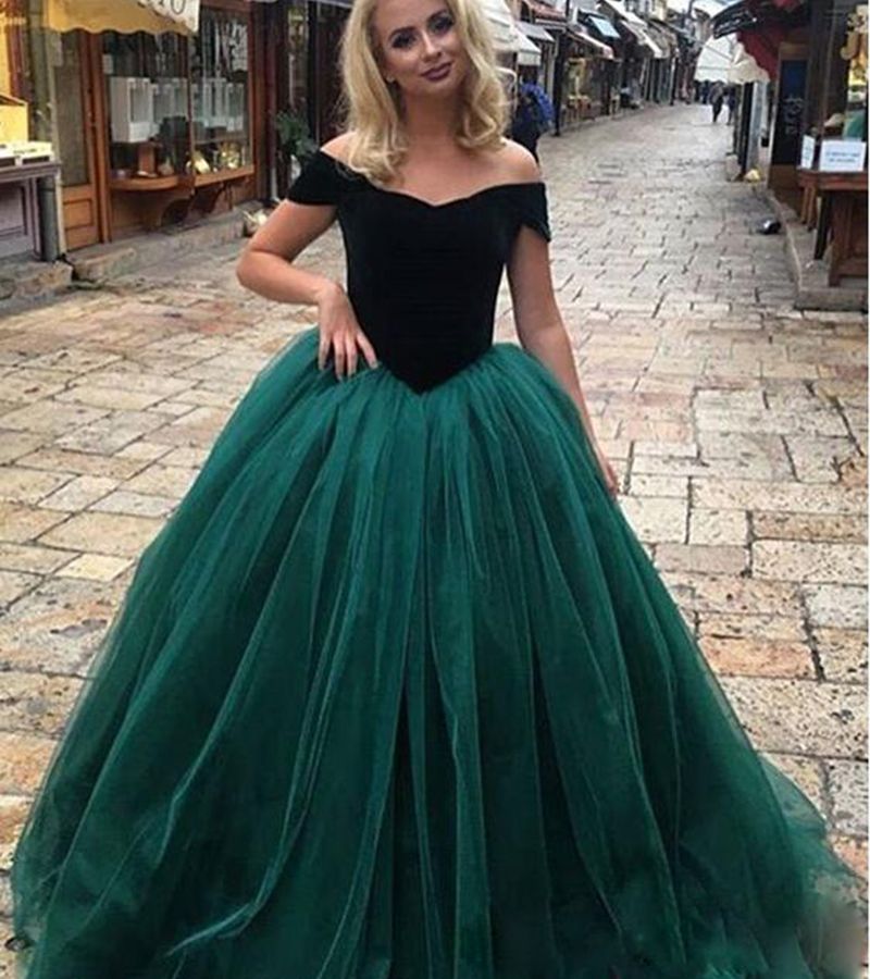 green princess gown
