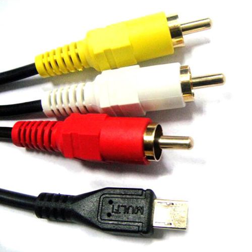 VMC 15MR2 AV RCA Video Multi Terminal Cable Cord For Sony Handycam