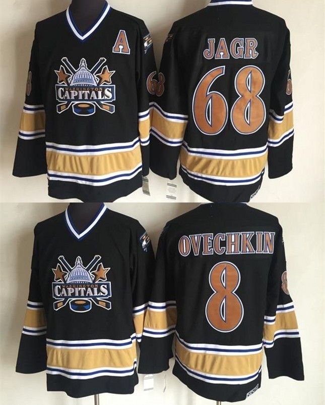 black washington capitals jersey