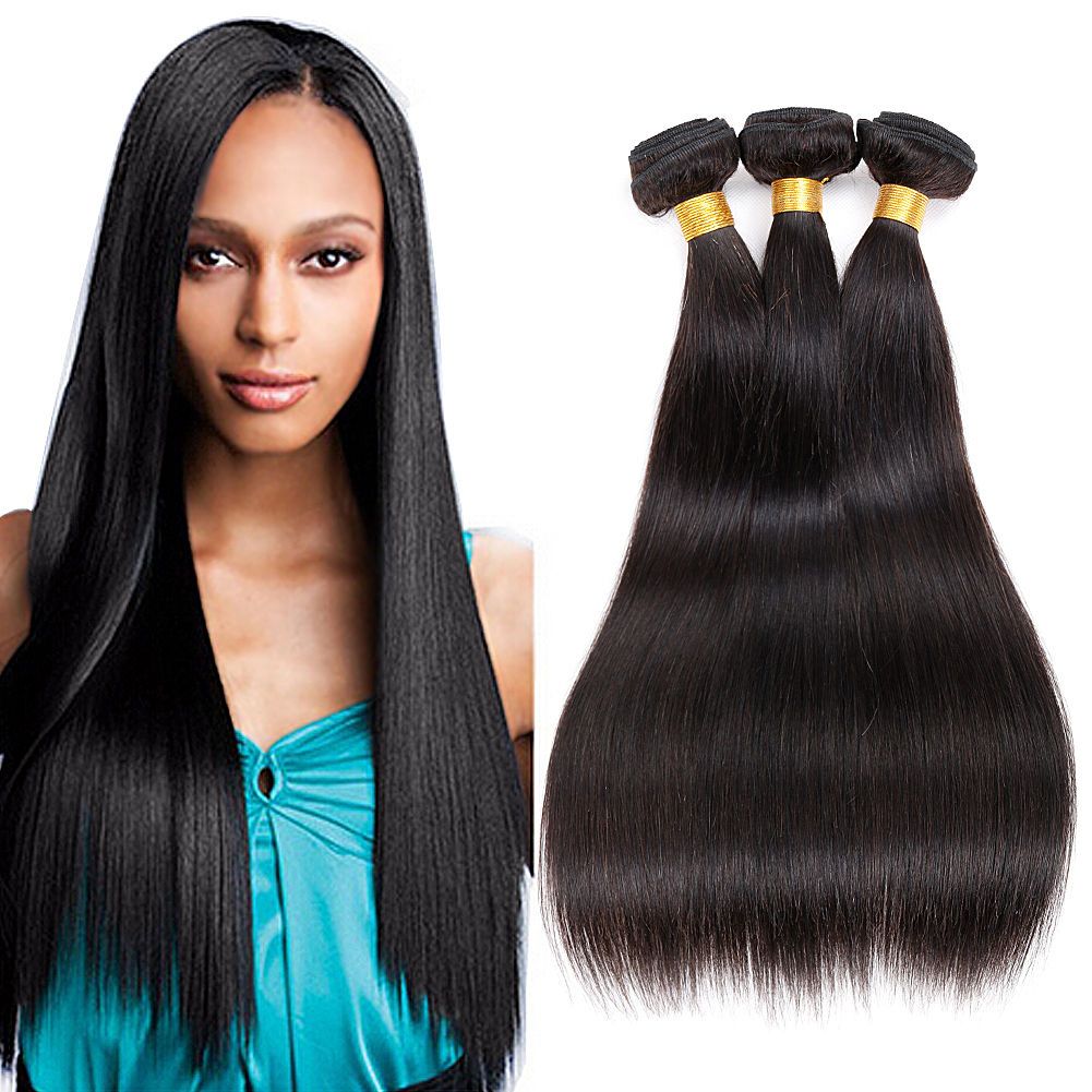 10 28inches Straight Hair 100g Pcs 6a Peruvian Hair Brazilian Hair