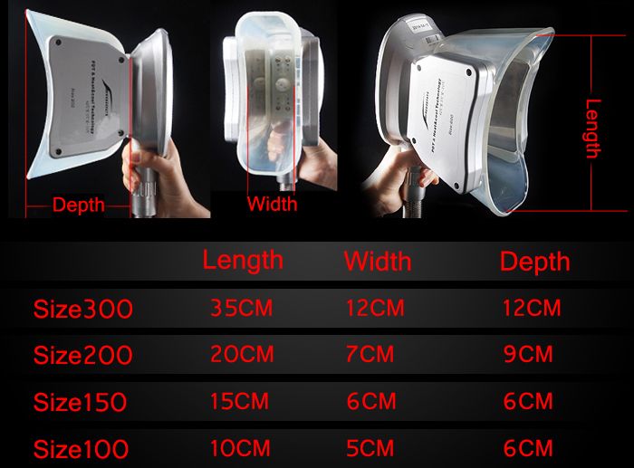 Cryo Handpieces Size100 / 150/200 Cryo Handles لتجميد الدهون وفقدان الوزن الجسم التخسيس آلة التخسيس كريوليبوليسيس