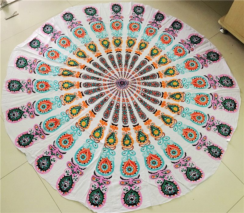 Flamingo Yoga Mat Gypsy Cotton Tablecloth Beach Throw Colorful & Easy to Clean Flamingo Yoga Mat Gypsy Cotton Tablecloth Beach Throw Colorful & Easy to Clean