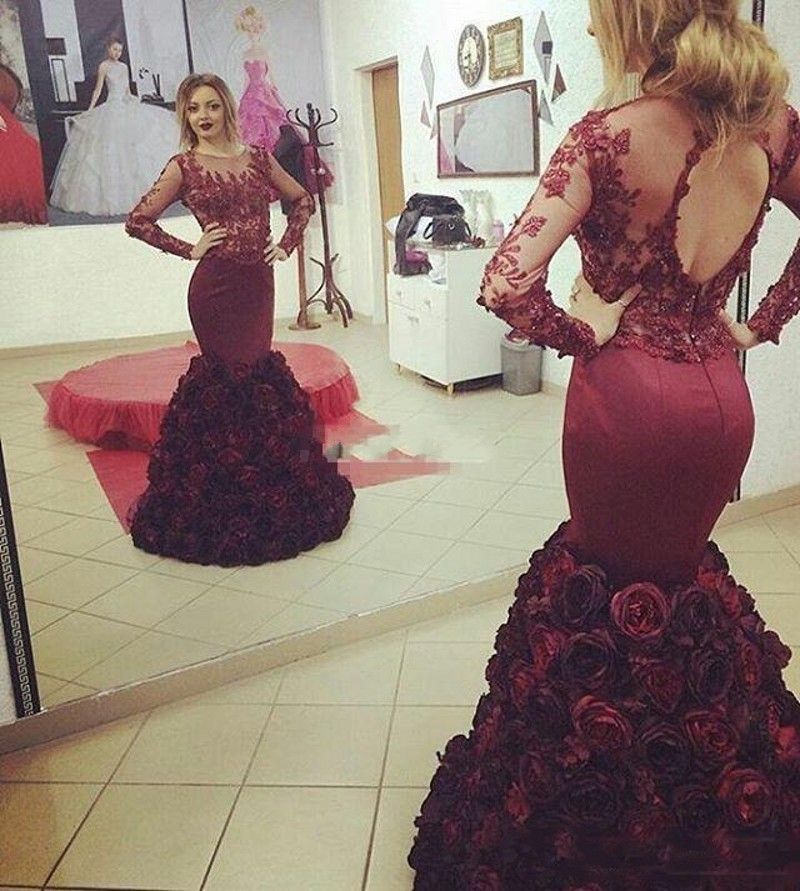 Flower Prom Dresses