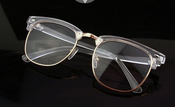 clear glass eyewear