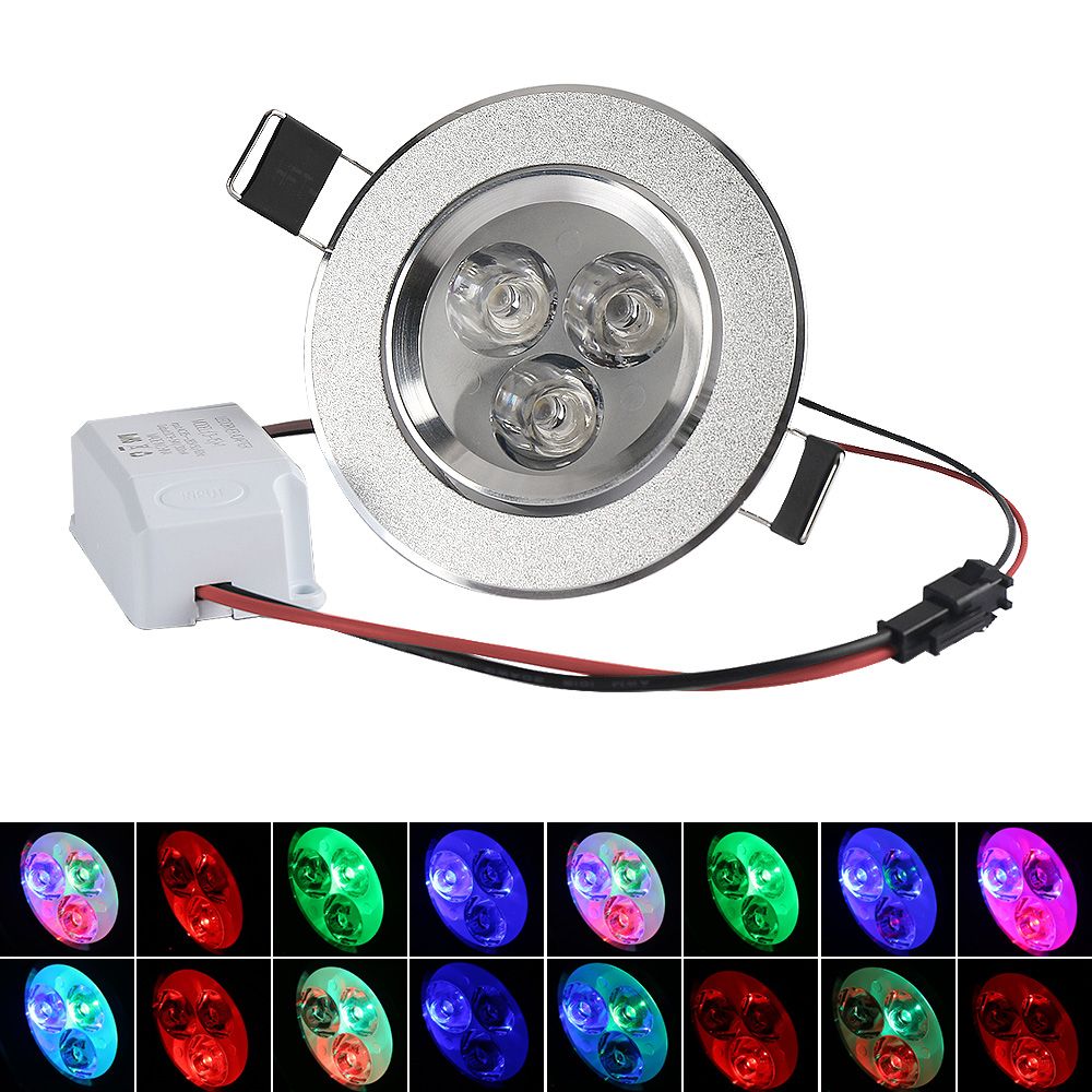 Whole Rgb Downlight 5w Led Ceiling Down Lights Recessed Whole Rgb Downlight 5w Led Ceiling Down Lights Recessed Red Blue Green Ac85 265v Bathroom Downlights 12v From
