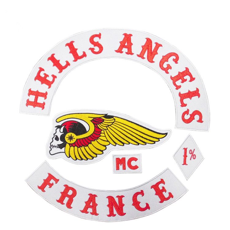 Online Cheap Badge Hells Angels Motorcycle Original Embroidery Twill ...