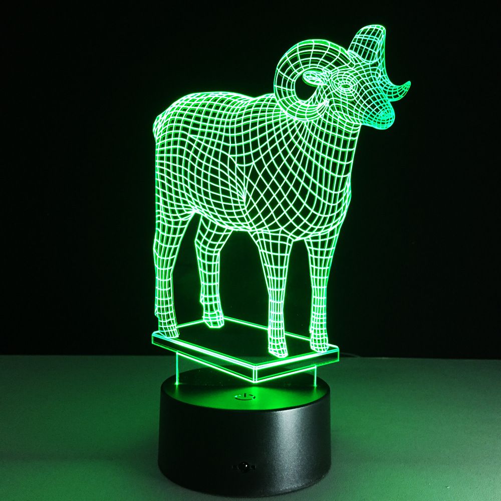 2018 wholesale 3d led foreign trade wholesale stereo nightlight