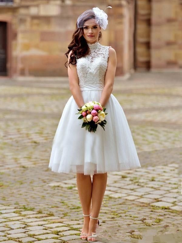 Discount Lace Wedding Dresses With A Line/Princess High