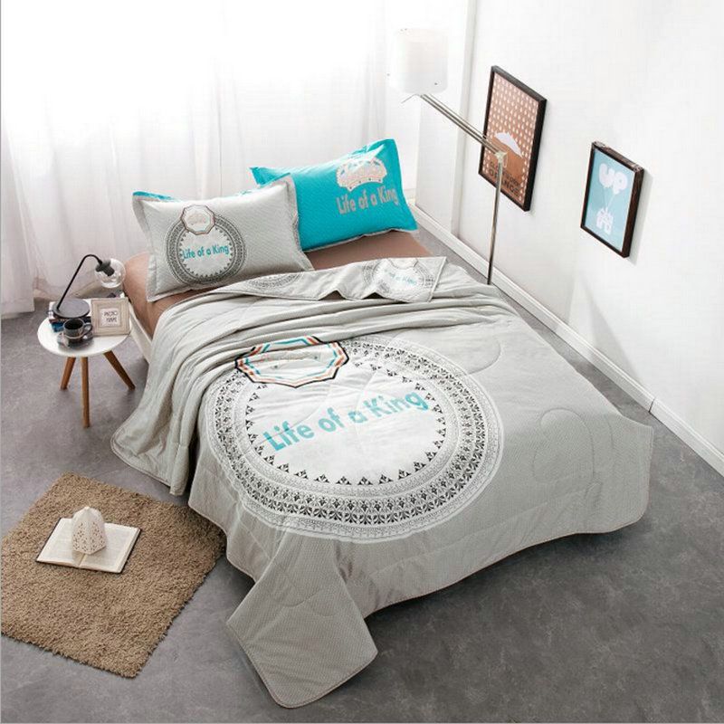 King Crown Air Conditioning Blanket Thin Quilt Comforter Summer King Crown Air Conditioning Blanket Thin Quilt Comforter Summer Quilts For Kids S Cotton Home Textile Gift Not Included Pillowcase