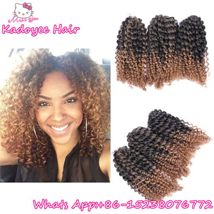2019 Easy Install Tangle Free New Mali Bob Curly Twist 8 Inches