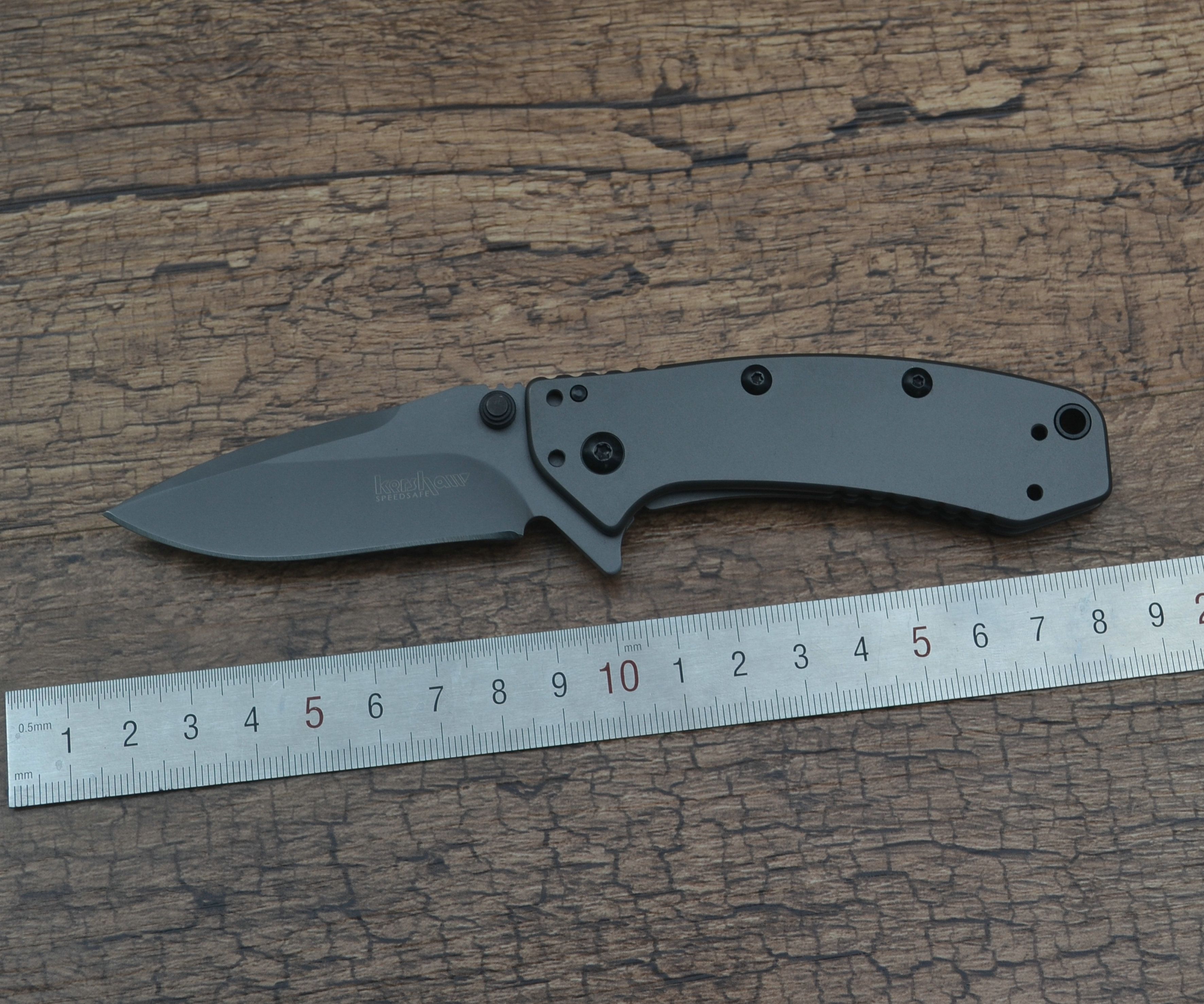 Kershaw 1555TI Pocket EDC Hunting Folding Knife Cryo Hinderer Design