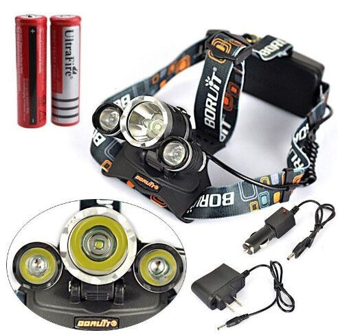 arrival 5000lm boruit rj aluminum charger headlight headlamp xm lantern cree rechargeable t6 lamp battery led head lighting lights dhgate