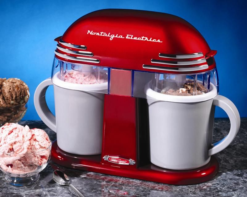 2018 Nostalgia Electrics Dic200 Mini Ice Cream Machine For Home Use