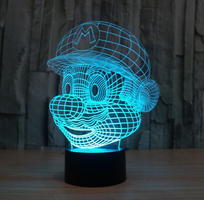 2018 Novelty Lighting Super Mario Bros Table Desk Lamp Touch Sensor 2018 Novelty Lighting Super Mario Bros Table Desk Lamp Touch Sensor 3d Led Bulb Nightlight Atmosphere Decor For Kids Bedroom From Home2010garden