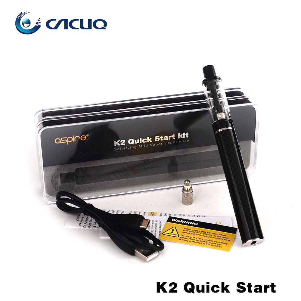 Electronic Cigarettes Vape Pen Authentic Aspire K2 Quick Starter Kit