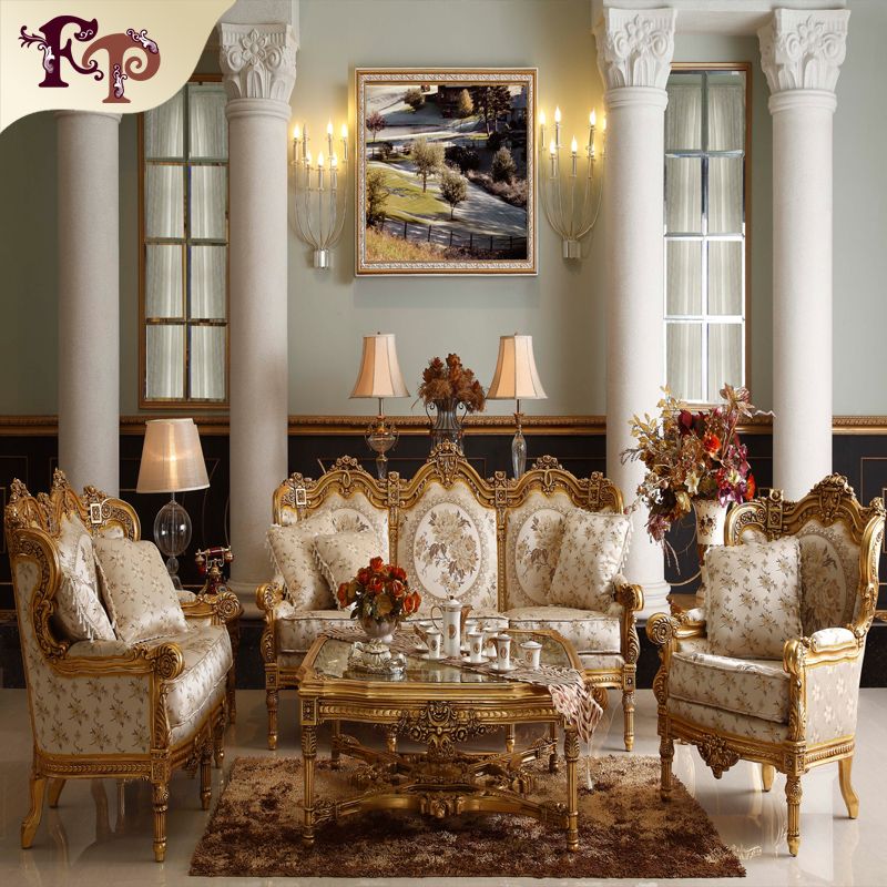 Compre Sofá De La Sala De Estar Barroco Juego De Sofás Clásico Antiguo