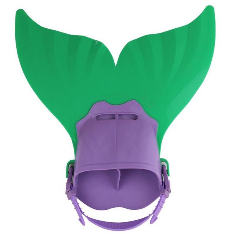 2021 Kids Children Adjustable Mermaid Swimming Fins Diving Monofin