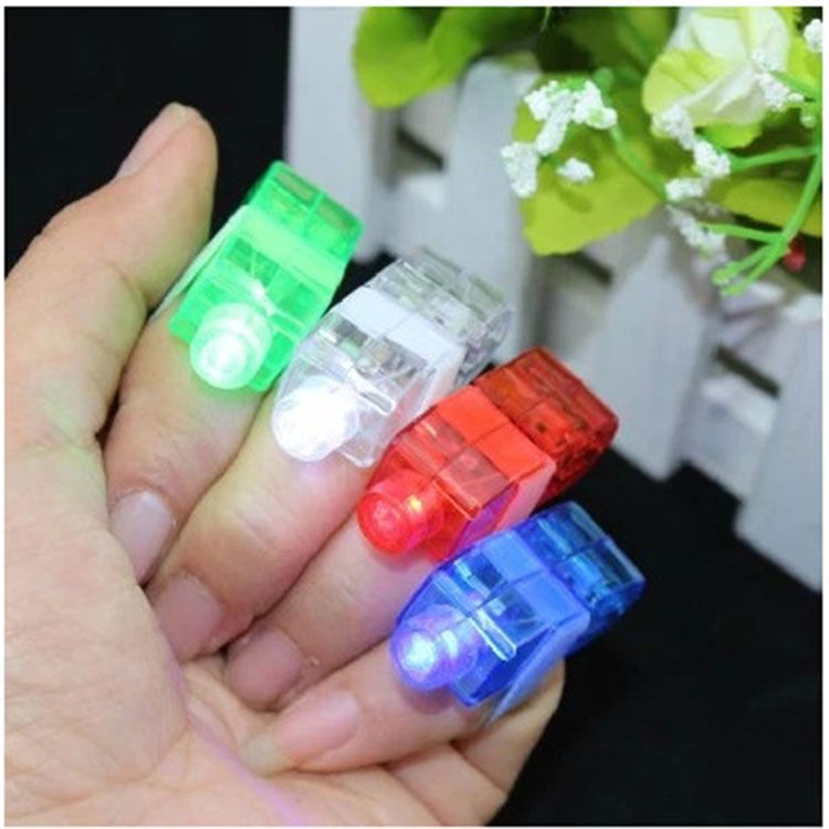 2020 LED Finger Lamp LED Finger Ring Lights Glow Laser Finger Beams LED