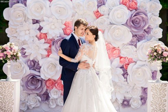 set big cardboard paper handmade simulation flowers backdrops wedding background decorations deco party backdrop full wall deco birthday items for paper flower backdrop wedding