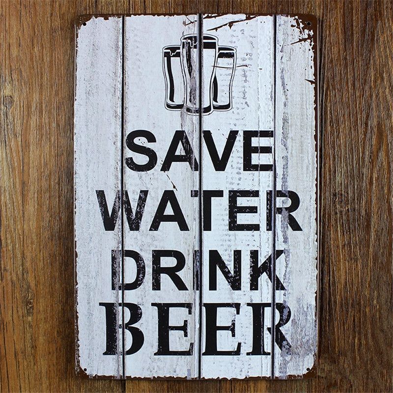 40 Wholesale Save Water Drink Beer Vintage Home Decor 4040 Cm Delectable Wholesale Home Decor Signs 40 Wholesale Save Water Drink Beer Vintage Home Decor 4040 Cm Delectable Wholesale Home Decor Signs